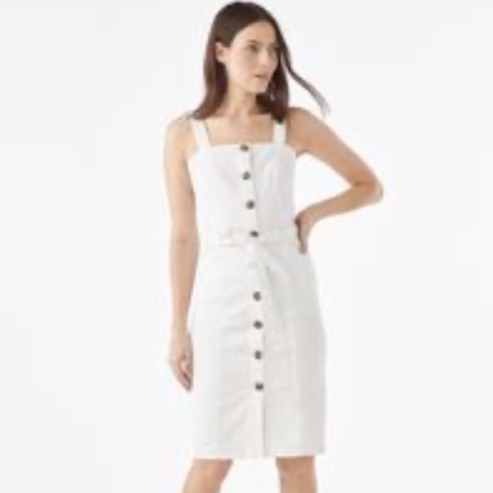 NWT Pinafore Denim Dress